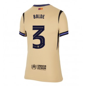 Lacne Ženy Futbalové dres Barcelona Alejandro Balde #3 2025-26 Krátky Rukáv - Preč